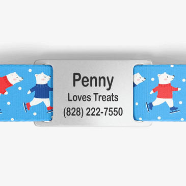 closeup of nameplate personalization